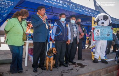 Más de 100 mascotas fueron atendidas durante el desarrollo de la campaña de atención medico veterinaria organizada por la Municipalidad de San Sebastián