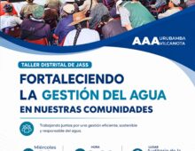 FORTALECIENDO LA GESTIÓN DEL AGUA EN NUESTRAS COMUNIDADES