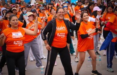 MIENTRAS OTRAS ENTIDADES OPTARON POR CEREMONIAS TEDIOSAS Y ABURRIDAS, SAN SEBASTIÁN INNOVÓ Y CELEBRÓ EL DÍA DE LA MUJER CON UNA CARRERA DONDE PARTICIPARON MÁS DE 2 MIL PERSONAS