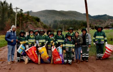 LA CAMPAÑA DE LIMPIEZA “BASURA CERO” LLEGÓ A HUILLCARPAY