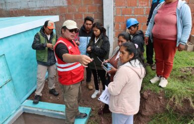 MINISTERIO DE VIVIENDA SUPERVISA SISTEMA DE AGUA POTABLE EN PUMAMARCA DE SAN SEBASTIÁN.