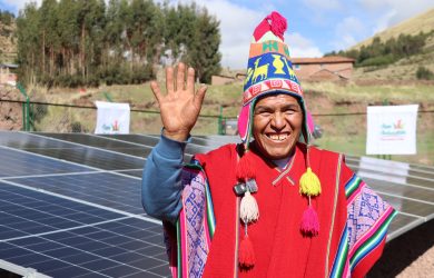 COMUNIDAD DE PUNACANCHA CUENTAN CON PANELES SOLARES Y AGUA POTABLE LAS 24 HORAS